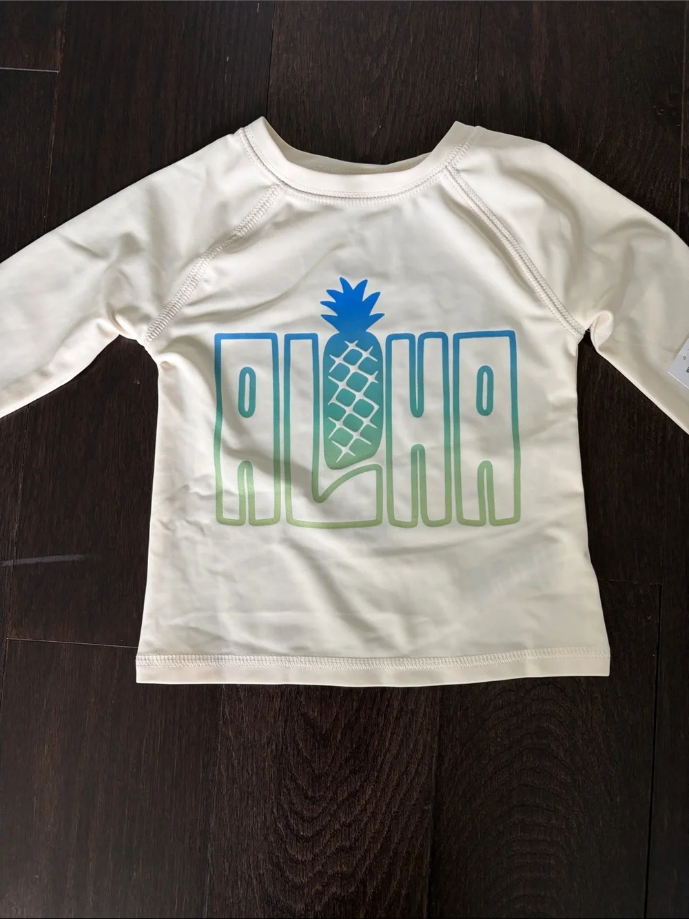 Old Navy Toddler Boys Aloha Rash Guard Swim Suit Set NWT Size 18-24M